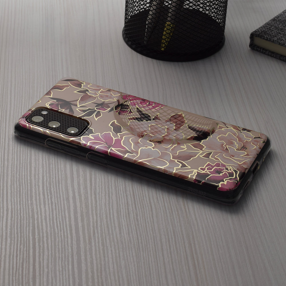 Deksel for Apple iPhone 15 Pro, Techsuit, Marble, Beige
