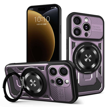 Deksel for Apple iPhone 15 Pro, Techsuit, RuggedCam, Lilla