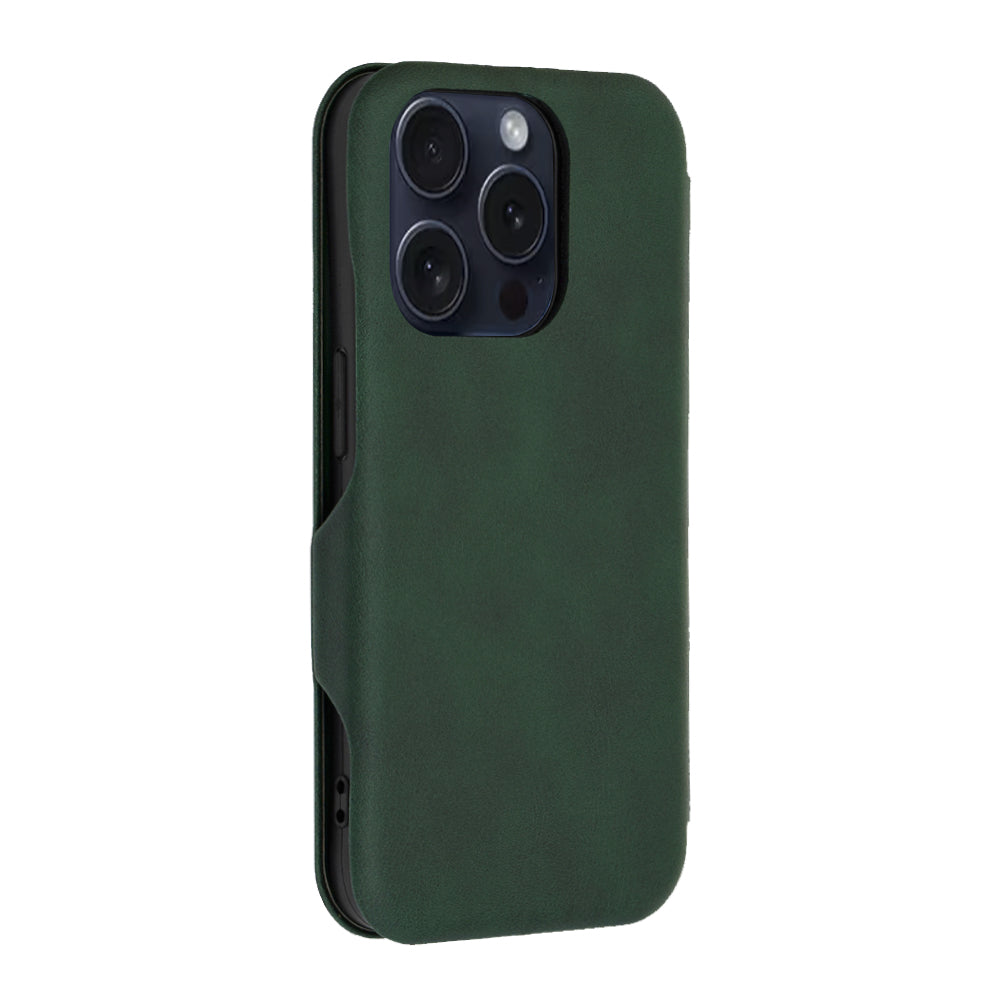 Deksel for Apple iPhone 15 Pro, Techsuit, Safe Wallet Plus, Grønn