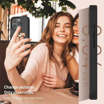 Deksel for Apple iPhone 15 Pro, Techsuit, SmartScreen NFC, Svart