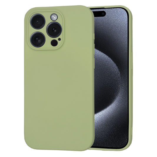 Deksel for Apple iPhone 15 Pro, Techsuit, SoftFlex, Matcha