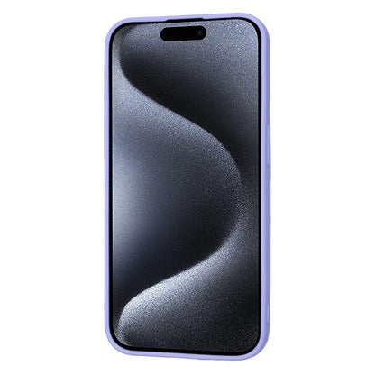 Deksel for Apple iPhone 15 Pro, Techsuit, SoftFlex, Lys Lilla