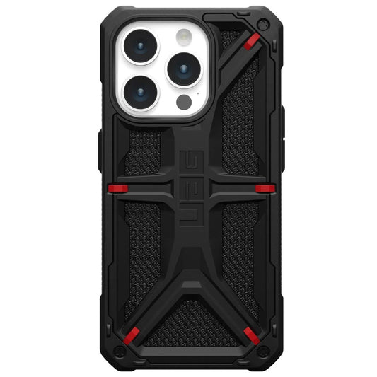 Deksel for Apple iPhone 15 Pro, Urban Armor Gear, Monarch Kevlar, Svart