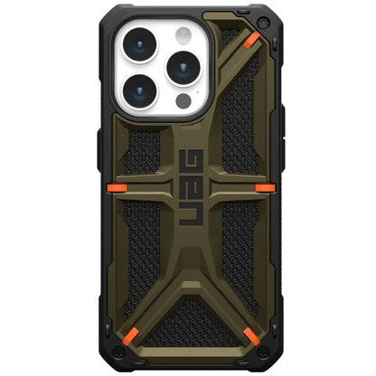 Deksel for Apple iPhone 15 Pro, Urban Armor Gear, Monarch Kevlar, Grønn