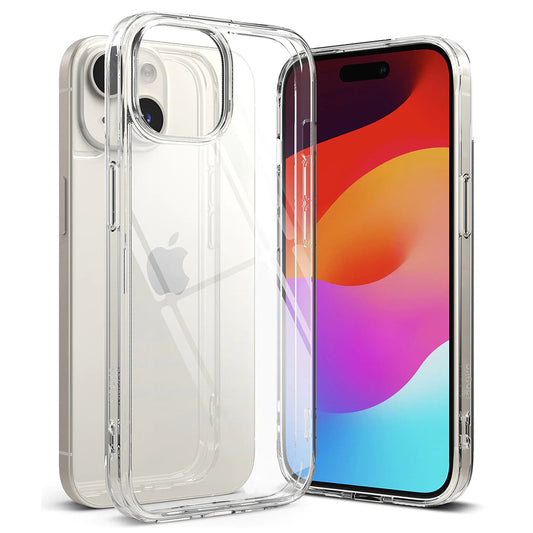 Deksel for Apple iPhone 15, Ringke, Fusion, Transparent
