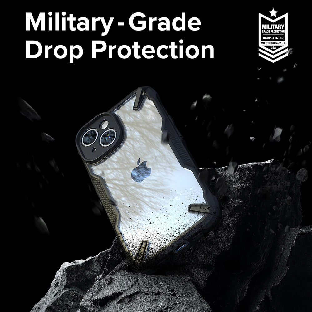 Deksel for Apple iPhone 15, Ringke, Fusion X, Svart