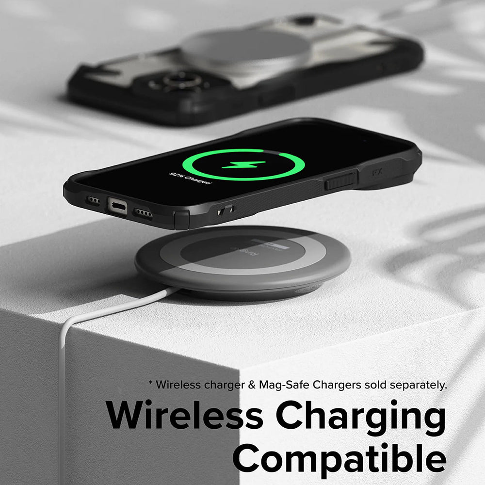 Deksel for Apple iPhone 15, Ringke, Fusion X, Svart