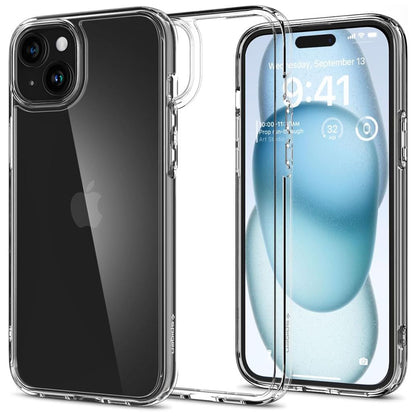 Deksel for Apple iPhone 15, Spigen, Ultra Hybrid, Transparent ACS06793