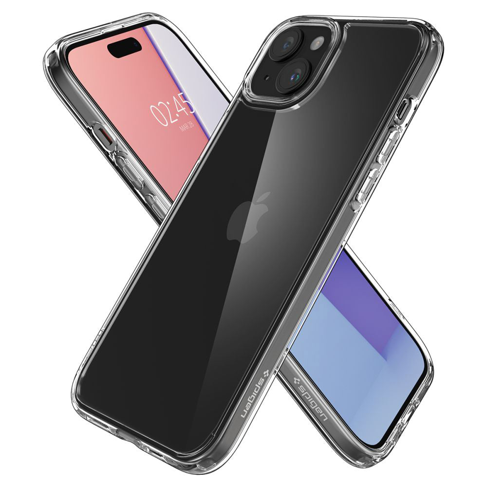 Deksel for Apple iPhone 15, Spigen, Ultra Hybrid, Transparent ACS06793