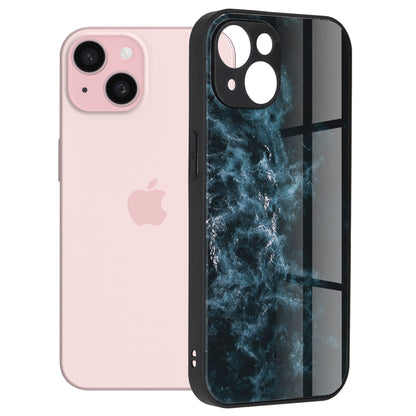Deksel for Apple iPhone 15, Techsuit, Glaze, Blå
