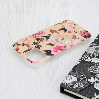 Deksel for Apple iPhone 15, Techsuit, Marble, Beige