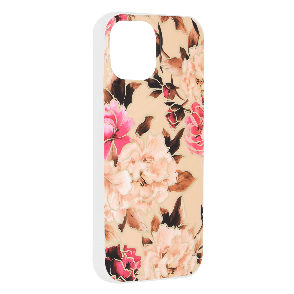 Deksel for Apple iPhone 15, Techsuit, Marble, Beige