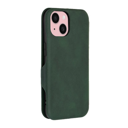 Deksel for Apple iPhone 15, Techsuit, Safe Wallet Plus, Grønn