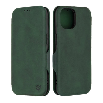 Deksel for Apple iPhone 15, Techsuit, Safe Wallet Plus, Grønn