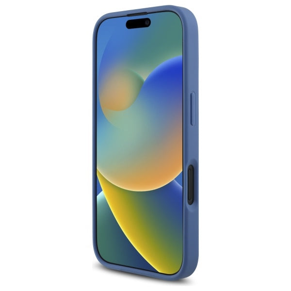 Deksel for Apple iPhone 16, Guess, 4G Big Logo, Blå