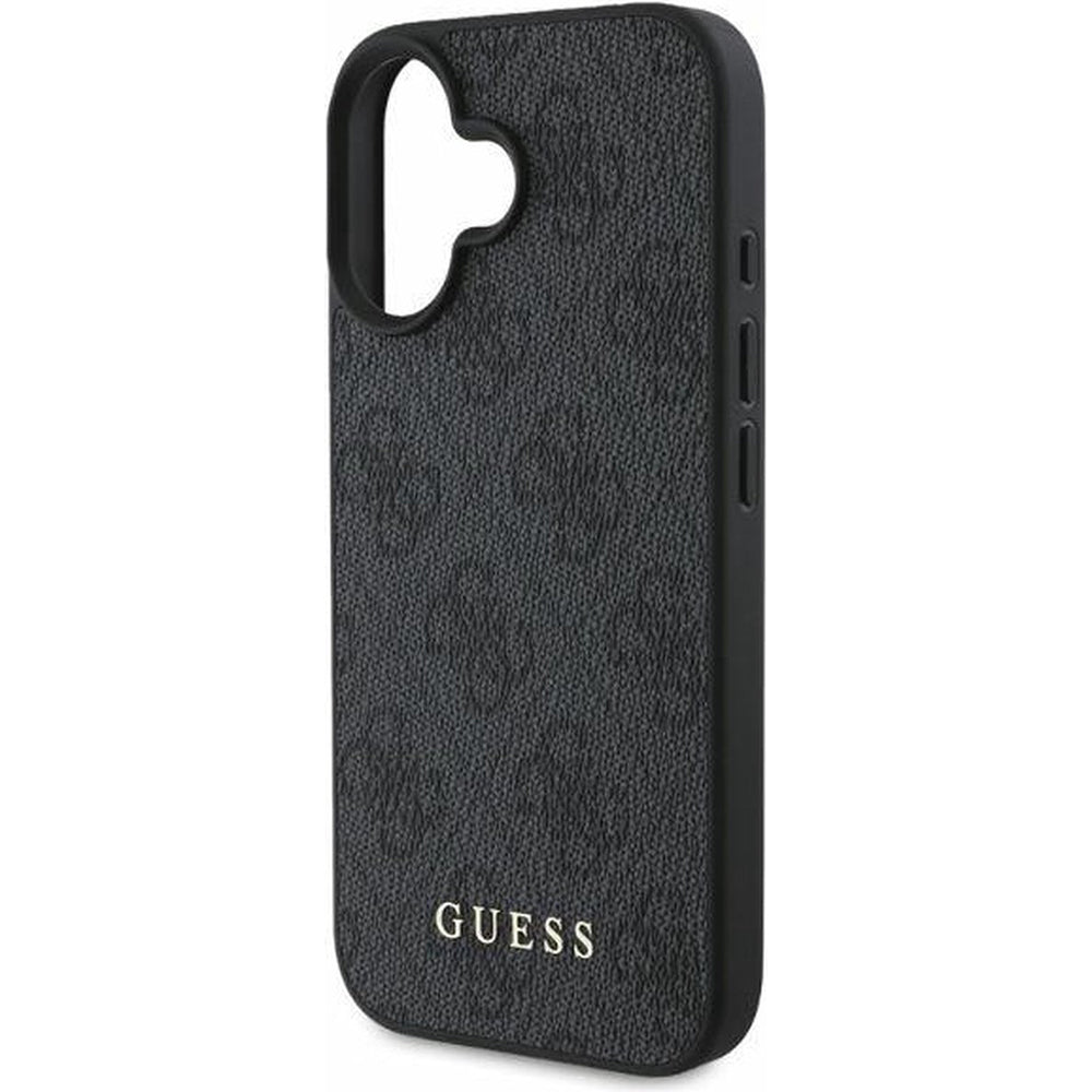 Deksel for Apple iPhone 16, Guess, 4G Classic, Svart