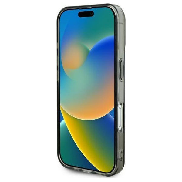 Deksel for Apple iPhone 16, Guess, IML Heart, Svart