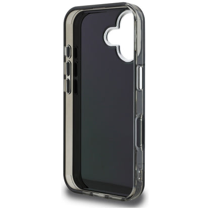 Deksel for Apple iPhone 16, Karl Lagerfeld, IML Aquarelle Logo Karl & Choupette, Svart