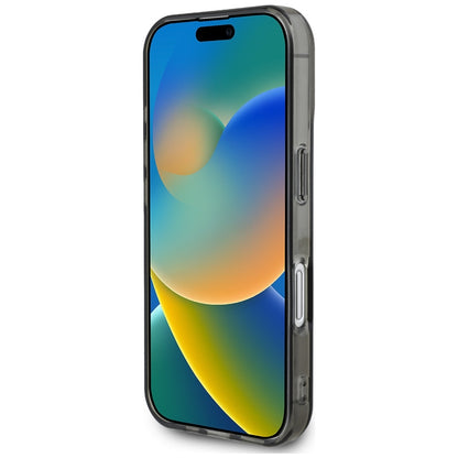 Deksel for Apple iPhone 16, Karl Lagerfeld, IML Rhinestones Karl's Head, Svart