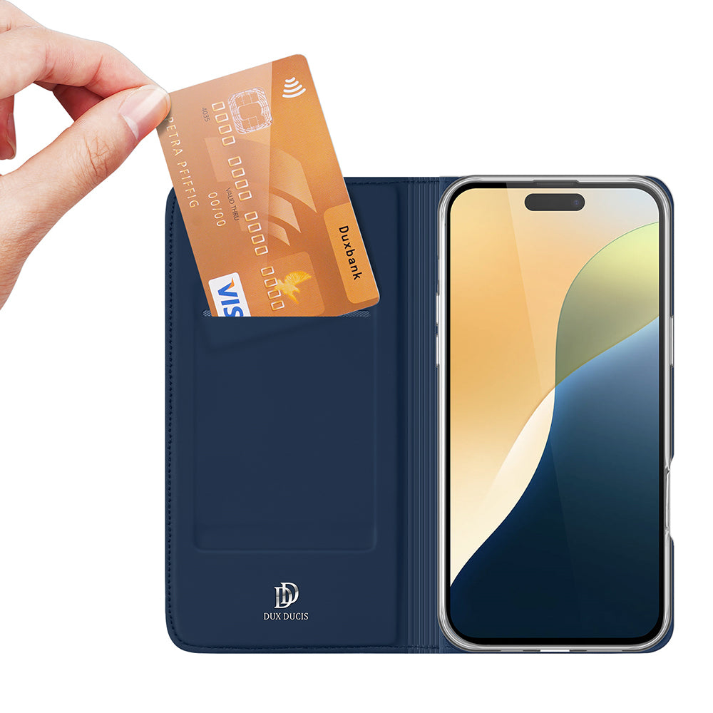 Deksel for Apple iPhone 16 Plus, DUX DUCIS, Skin Pro, Svart