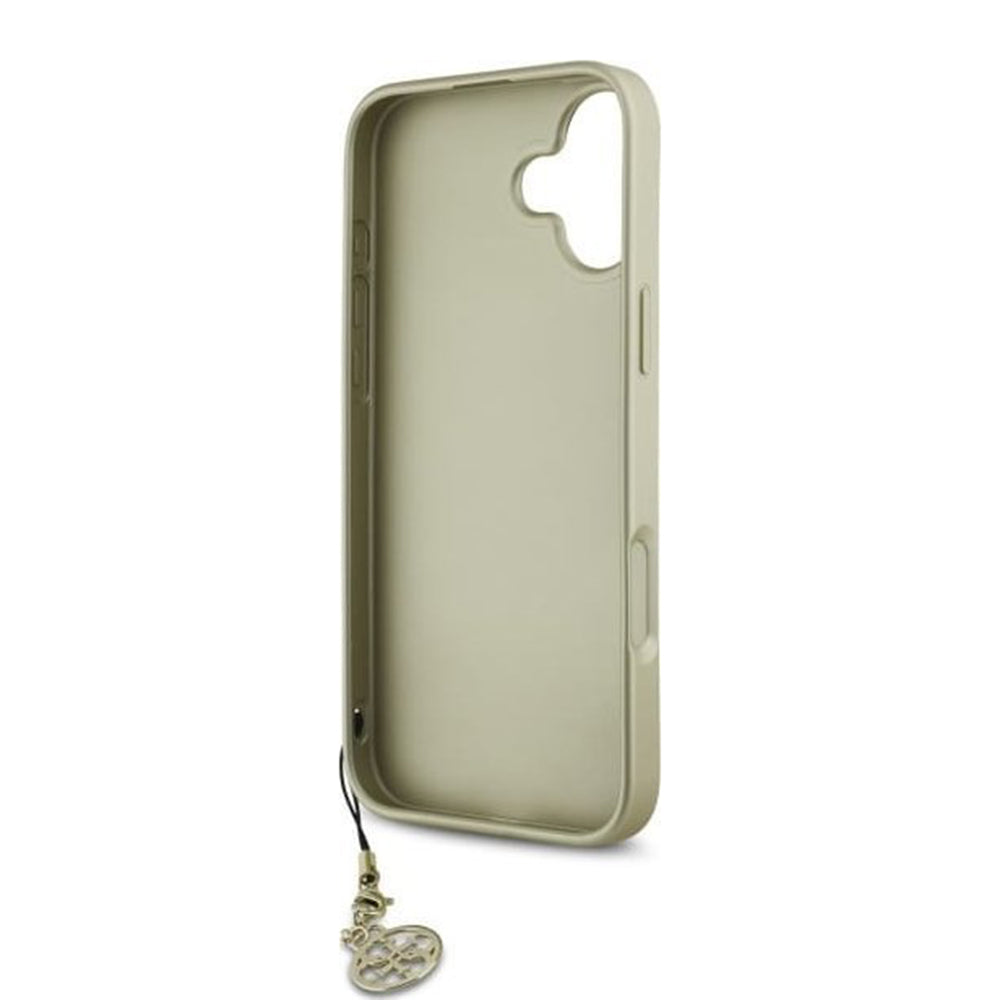 Deksel for Apple iPhone 16 Plus, Guess, 4G Charm, Brun