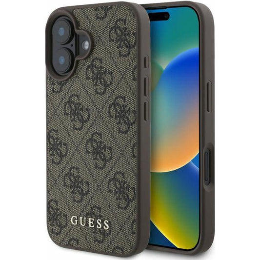 Deksel for Apple iPhone 16 Plus, Guess, 4G Classic, Brun