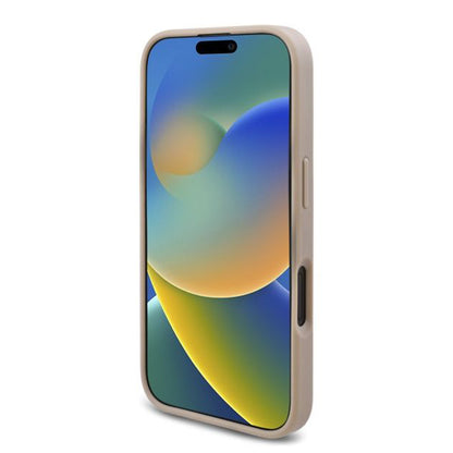 Deksel for Apple iPhone 16 Plus, Guess, 4G Triangle Logo, Hvit