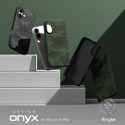Deksel for Apple iPhone 16 Plus, Ringke, Onyx Design, Grønn