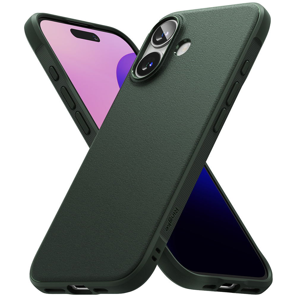 Deksel for Apple iPhone 16 Plus, Ringke, Onyx, Mørkegrønn