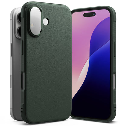 Deksel for Apple iPhone 16 Plus, Ringke, Onyx, Mørkegrønn