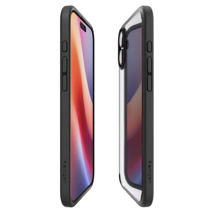 Deksel for Apple iPhone 16 Plus, Spigen, Ultra Hybrid, Matt Svart