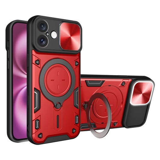Deksel for Apple iPhone 16 Plus, Techsuit, CamGuard Pro, Rød