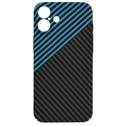 Deksel for Apple iPhone 16 Plus, Techsuit, Carbonite FiberShell, Svart Bleu