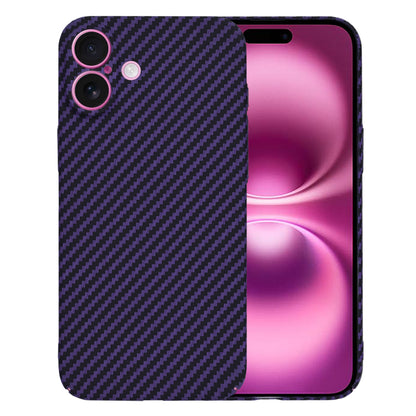 Deksel for Apple iPhone 16 Plus, Techsuit, Carbonite FiberShell, Lilla