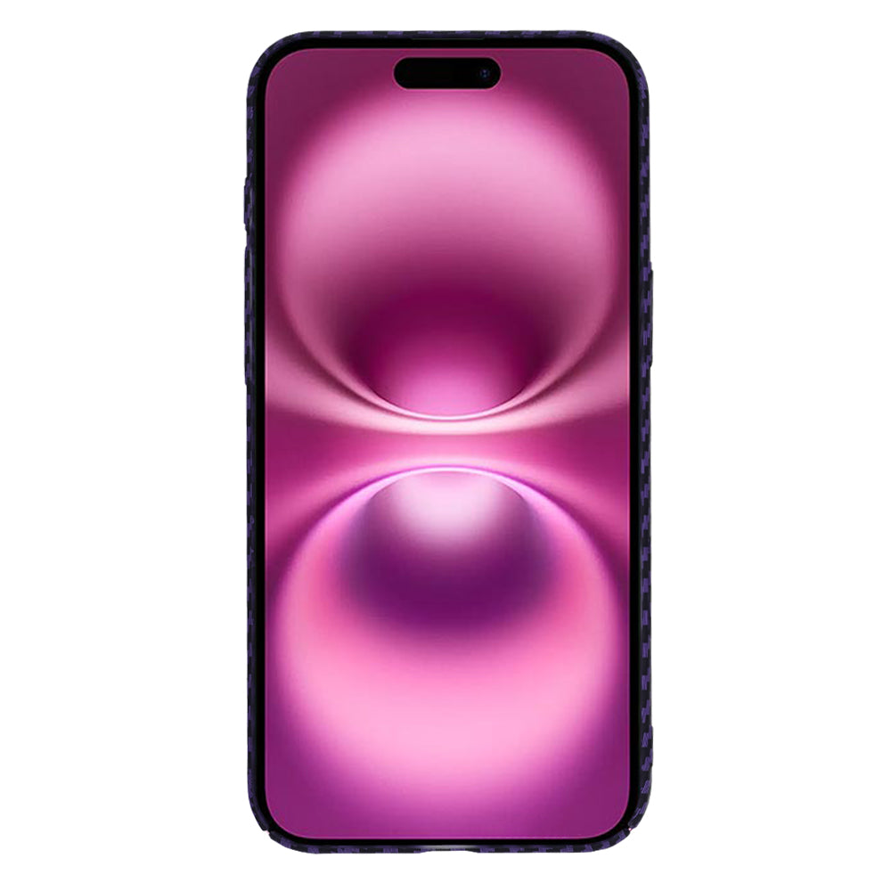 Deksel for Apple iPhone 16 Plus, Techsuit, Carbonite FiberShell, Lilla