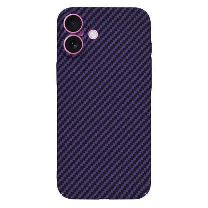 Deksel for Apple iPhone 16 Plus, Techsuit, Carbonite FiberShell, Lilla
