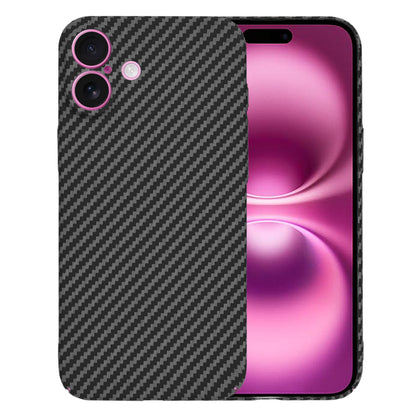 Deksel for Apple iPhone 16 Plus, Techsuit, Carbonite FiberShell, Svart