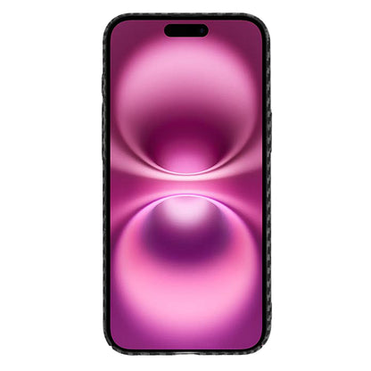Deksel for Apple iPhone 16 Plus, Techsuit, Carbonite FiberShell, Svart