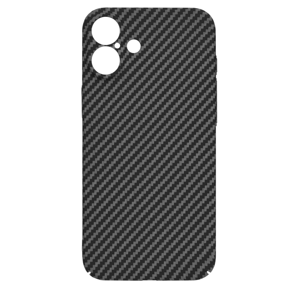 Deksel for Apple iPhone 16 Plus, Techsuit, Carbonite FiberShell, Svart
