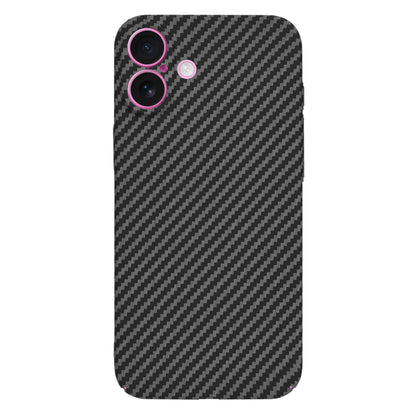 Deksel for Apple iPhone 16 Plus, Techsuit, Carbonite FiberShell, Svart