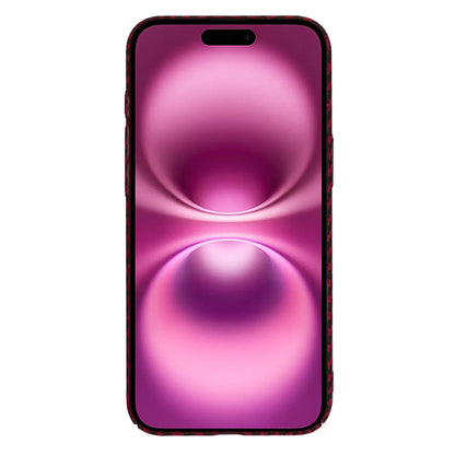 Deksel for Apple iPhone 16 Plus, Techsuit, Carbonite FiberShell, Rød