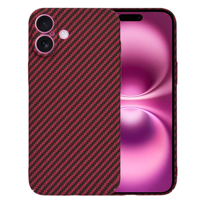 Deksel for Apple iPhone 16 Plus, Techsuit, Carbonite FiberShell, Rød