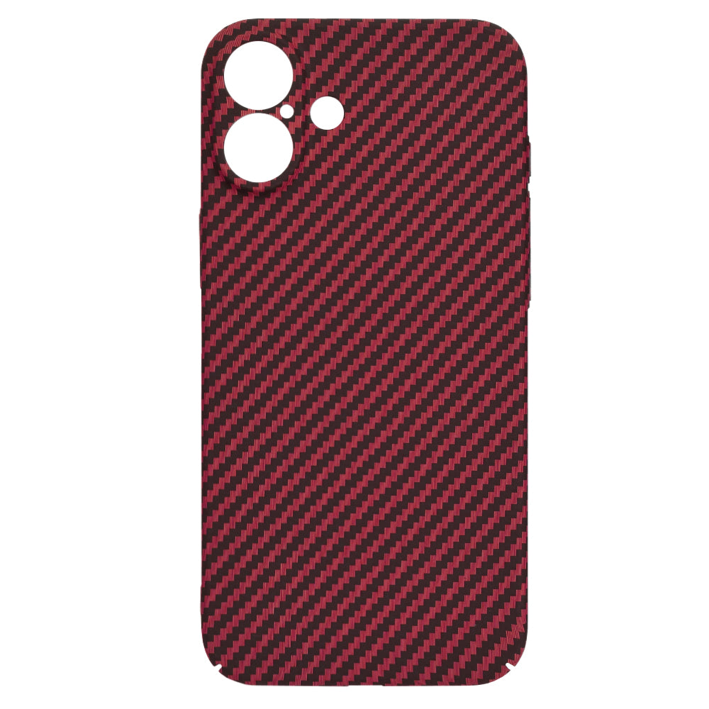 Deksel for Apple iPhone 16 Plus, Techsuit, Carbonite FiberShell, Rød