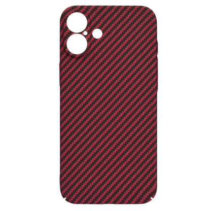 Deksel for Apple iPhone 16 Plus, Techsuit, Carbonite FiberShell, Rød