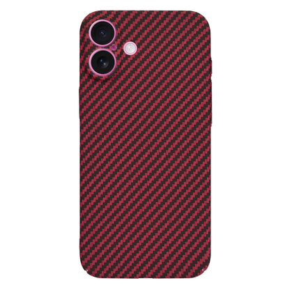 Deksel for Apple iPhone 16 Plus, Techsuit, Carbonite FiberShell, Rød