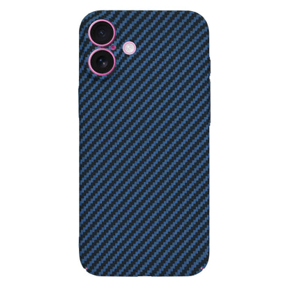 Deksel for Apple iPhone 16 Plus, Techsuit, Carbonite FiberShell, Turkis