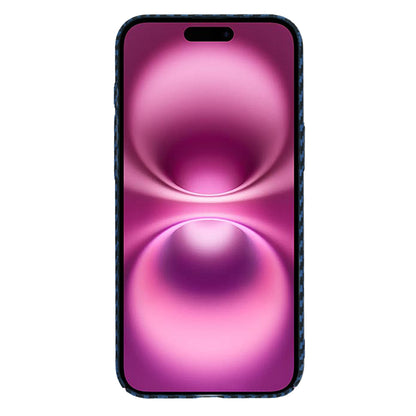 Deksel for Apple iPhone 16 Plus, Techsuit, Carbonite FiberShell, Turkis