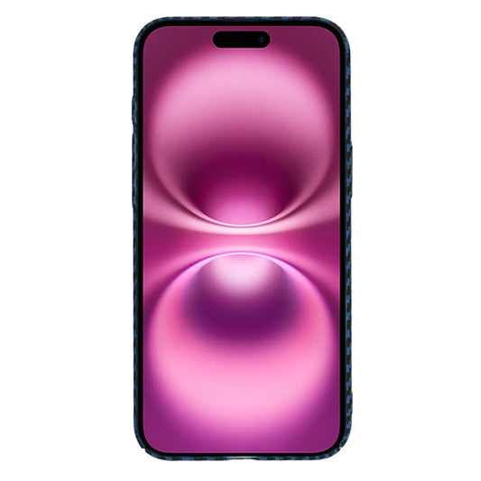 Deksel for Apple iPhone 16 Plus, Techsuit, Carbonite FiberShell, Turkis