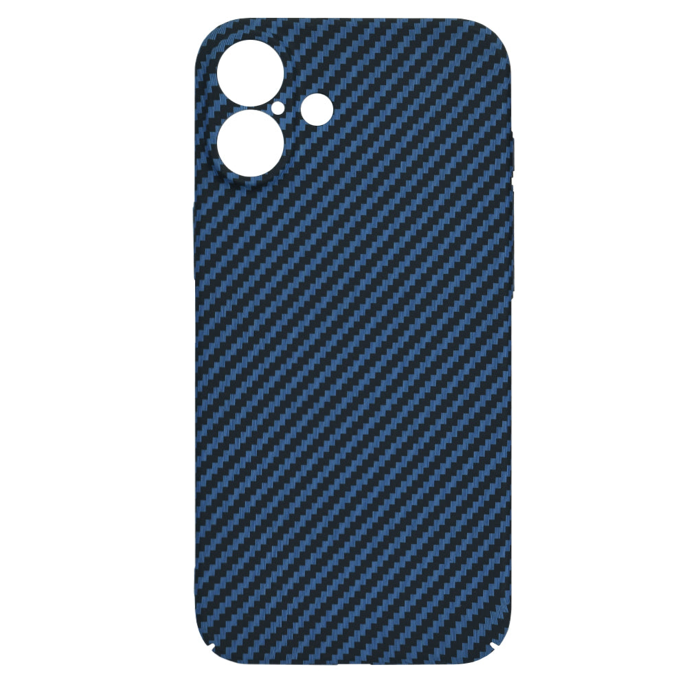Deksel for Apple iPhone 16 Plus, Techsuit, Carbonite FiberShell, Turkis