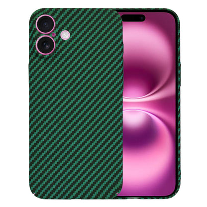 Deksel for Apple iPhone 16 Plus, Techsuit, Carbonite FiberShell, Grønn